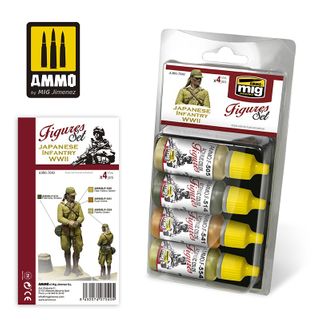 Ammo Japanese Infantry WWII Figures Set