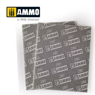 Ammo Sanding Sponge Sheet (280) 2 pcs