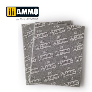 Ammo Sanding Sponge Sheet (180) 2 pcs