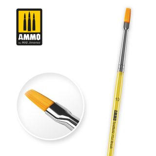 Ammo 10 Synthetic Flat Brush