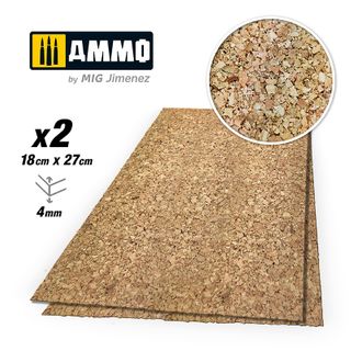 Ammo Create Cork Thick Grain (4mm) 2pcs