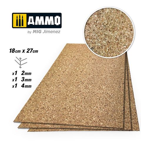 Ammo Create Cork Medium Grain Mix(2-4mm):1pc