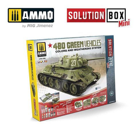 Ammo Solution Box Mini #11 4BO Russian Green Vehicles