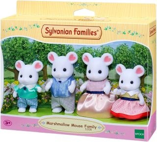 Sylvanian Families Marshmallow Mouse Family