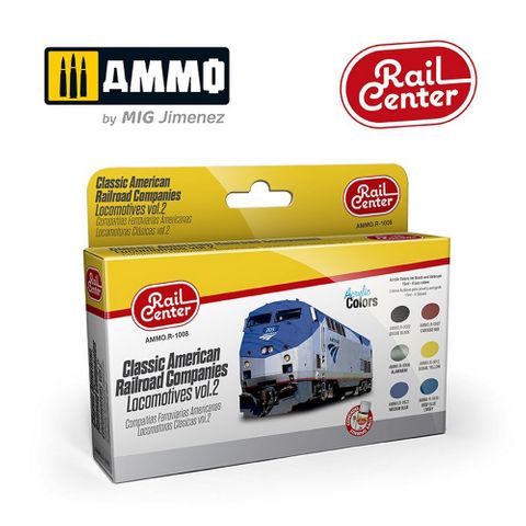 Ammo Rail Classic American Railroad Companies  Locomotives Vol.2