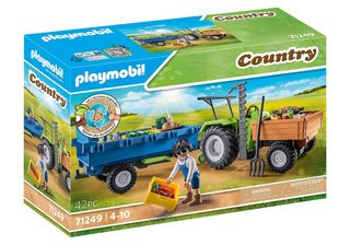 Playmobil Tractor with Trailer