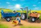 Playmobil Tractor with Trailer