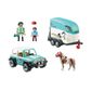 Playmobil Car with Pony Trailer