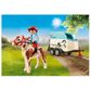 Playmobil Car with Pony Trailer