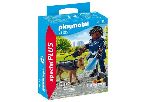 Playmobil Policeman with Sniffer Dog