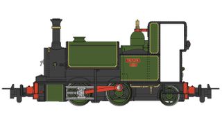 Bachmann Talyllyn RW Fletcher Jennings &Co 0-4-2ST Grn/Blk Loco HON30