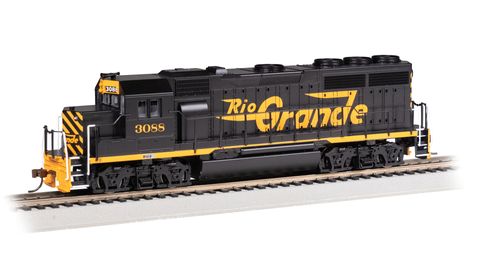 Bachmann Rio Grande #3088 EMD GP40 Diesel Loco w/DCC/Sound, HO Scale