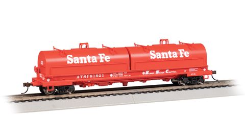 Bachmann Santa Fe #91921 55ft Steel CoilCar w/Load, HO Scale