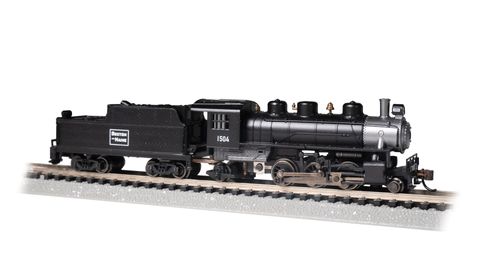 Bachmann Boston & Maine #1504 N Scale Prairie 2-6-2 Steam Loco