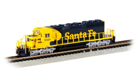 Bachmann Santa Fe #5020 EMD SD-40-2 Diesel Loco w/DCC/Sound, N Scale