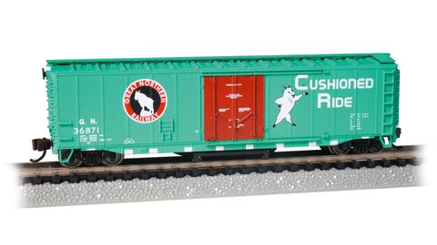 Bachmann Great Northern #36871  N Scale50' Plug-Door Trk Cleaning