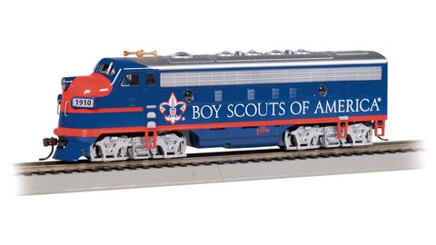 Bachmann EMD F7-A Diesel Loco Boy Scoutsof America #1910 w/Headlt, HO