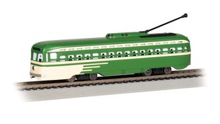 Bachmann San Diego PCC Streetcar w/DCC,Green/Cream, HO Scale