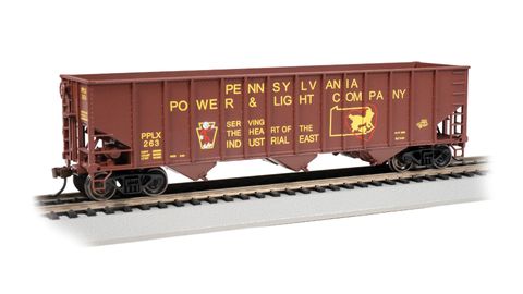 Bachmann Pennsylvania Power & Light Co #263 3-Bay 100 Ton Hopper. HO