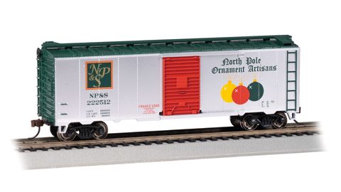 Bachmann North Pole Ornament Artisans HOScale Ps1 40 Box Car