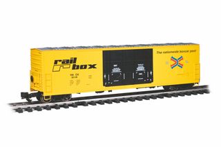 Bachmann Railbox #32135 53ft Evans Box Car, G Scale