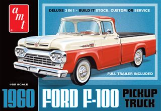 AMT 1:25 1960 Ford F-100 Pickup w/Trailer