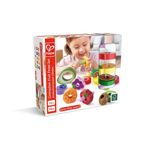 Hape Caterpillar Fruit Feast Set