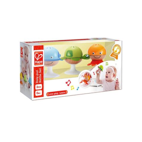 Hape Stay-Put Rattle Set