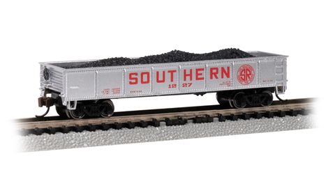 Bachmann Southern #1227 N Scale GondolaW/  Removable Coal Load