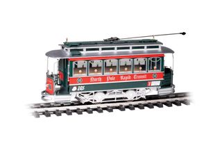 Bachmann Christmas - North Pole Rapid Transit Large Scale Streetcars