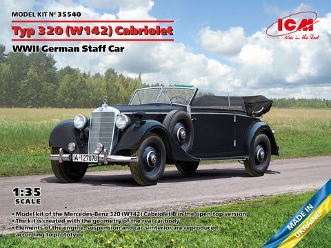 ICM 1:35 German Staff Car Typ 320 (W142)