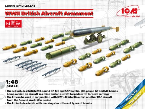 ICM 1:48 WWII British Aircraft Armament