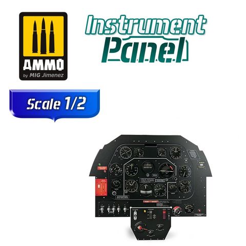 Ammo North American P-51B Mustang  Instrument Panel 1:2 Scale