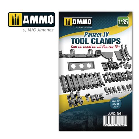 Ammo 1:35 Panzer IV tool clamps