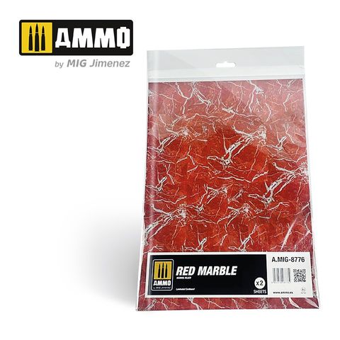 Ammo Red Marble. Sheet of Marble (2)