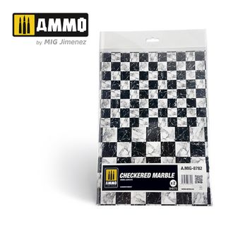 Ammo Checkered Marble. Sheet of Marble