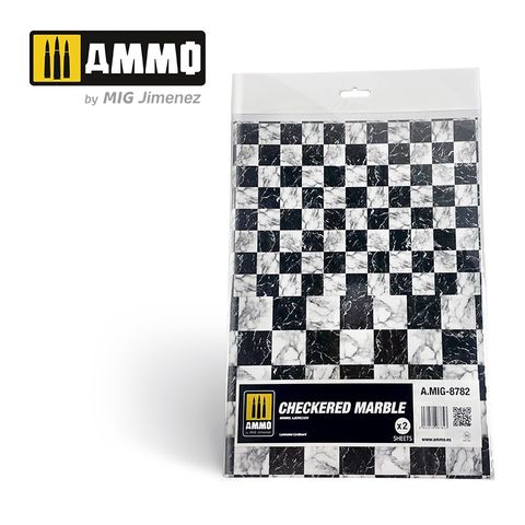 Ammo Checkered Marble. Sheet of Marble