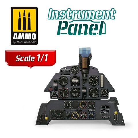 Ammo Messerschmitt Bf 109 E  Instrument Panel 1:1 Scale