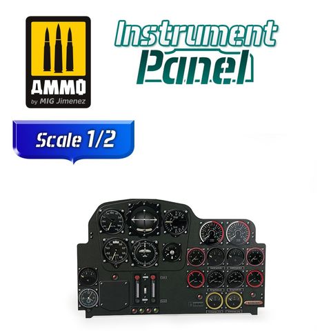 Ammo Messerschmitt ME 262 A1  Instrument Panel 1:2 Scale