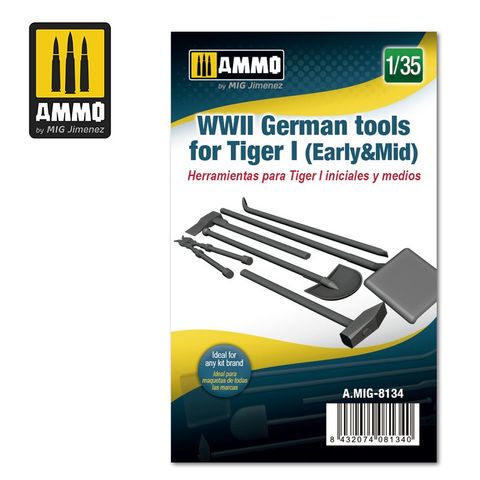 Ammo 1:35 German Tools for Tiger I (Early & Mid)