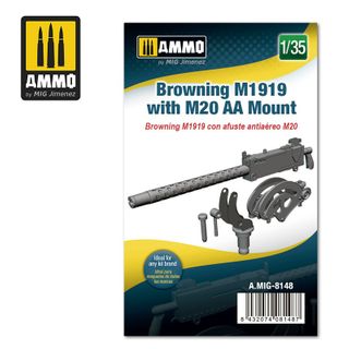 Ammo 1:35 Browning M1919 with M20 AA Mount