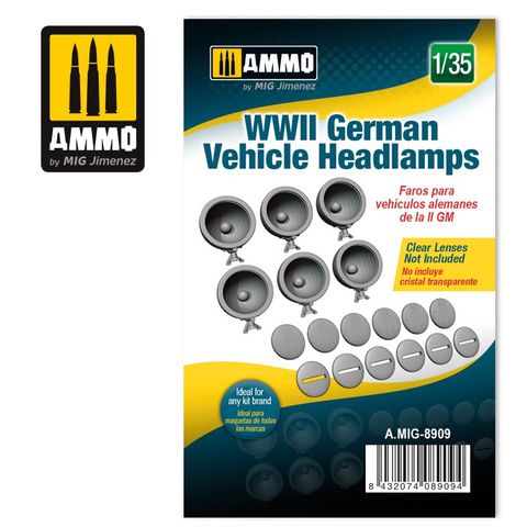 Ammo 1:35 WWII German Vehicle Headlamps