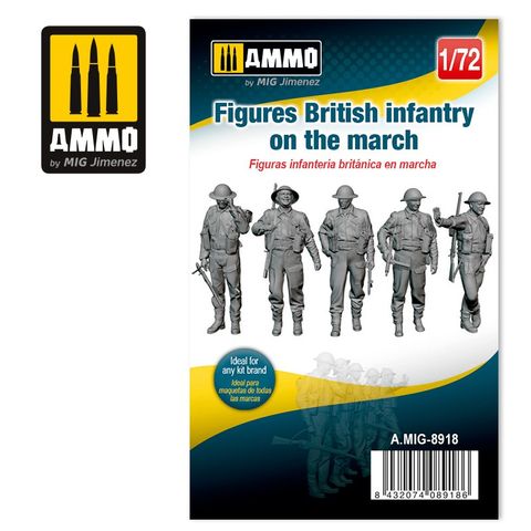 Ammo 1:72 Figures British infantry on the march