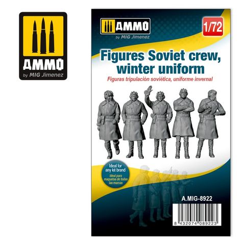 Ammo 1:72 Figures Soviet Crew, Winter Uniform