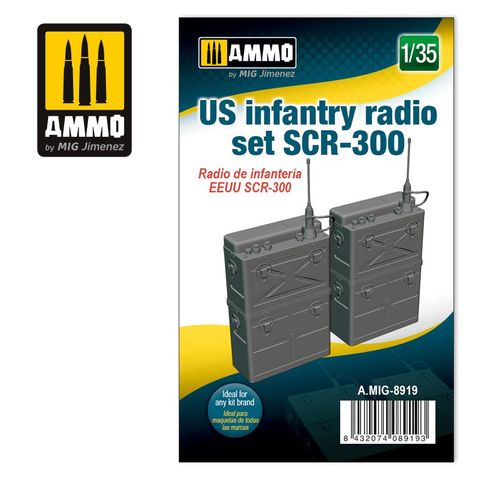 Ammo 1:35 US Infantry Radio Set SCR-300