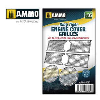 Ammo 1:35 King Tiger engine cover grilles