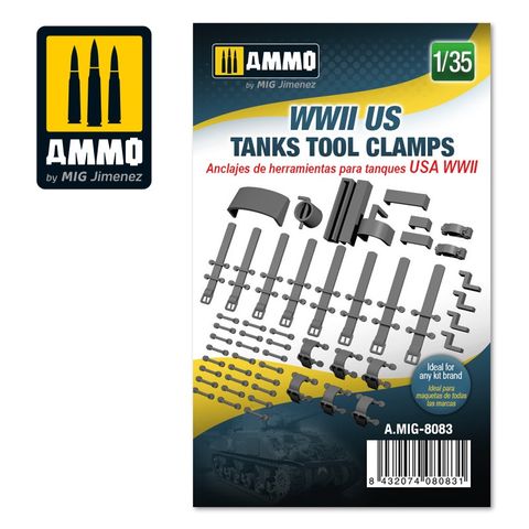 Ammo 1:35 WWII US tanks tool clamps