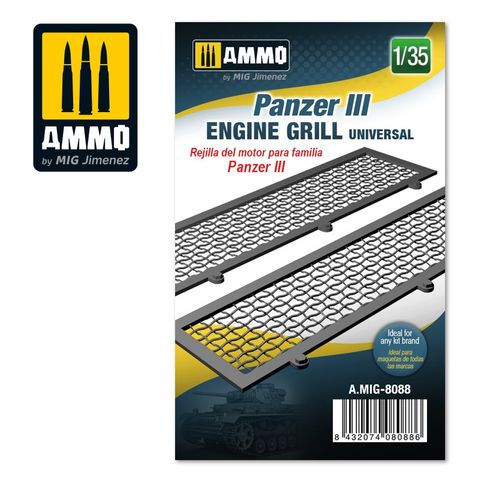 Ammo 1:35 Panzer III engine grilles universal