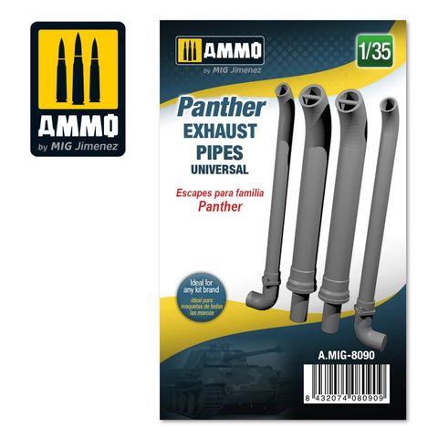 Ammo 1:35 Panther exhausts pipes universsal