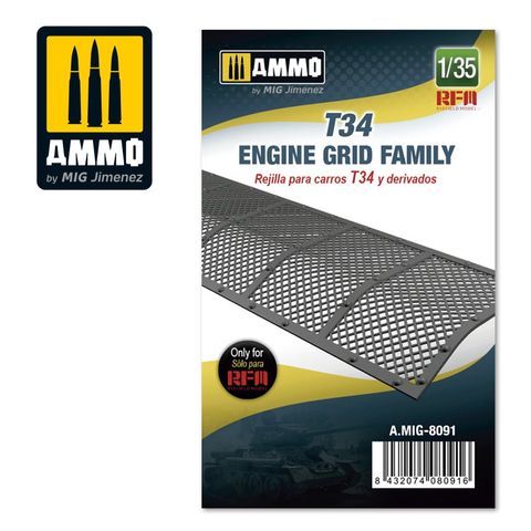 Ammo 1:35 T34 Engine Grid Family